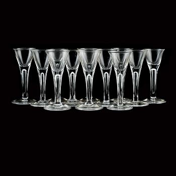 SNAPSGLAS, 12 st, Ikeas 1700-tals serie, daterade 1994.