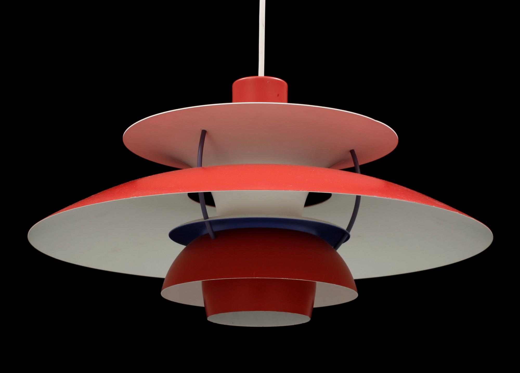 TAKLAMPA, "PH-5", Poul Henningsen för Louis Poulsen Danmark.