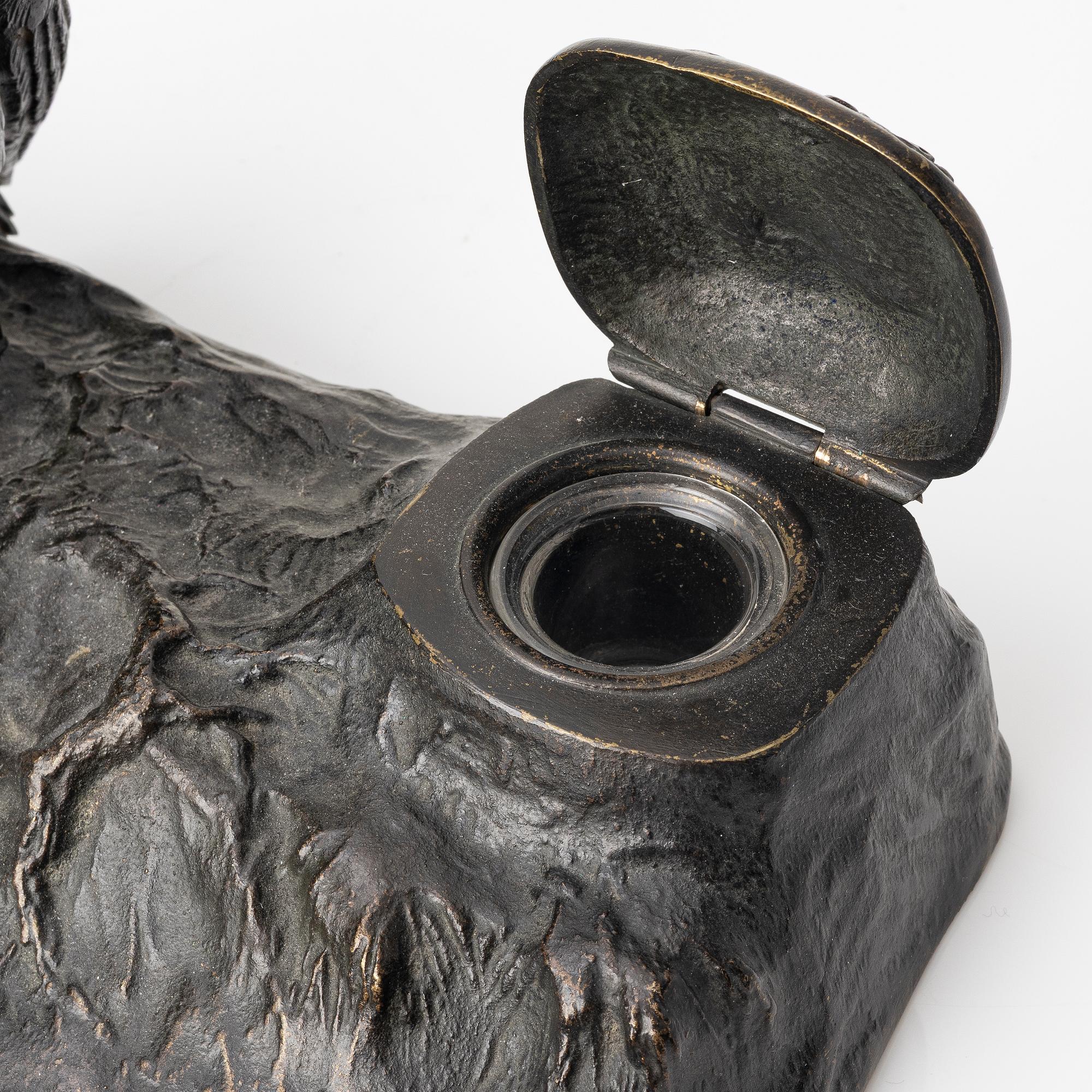 Skrivställ, omkring 1900.