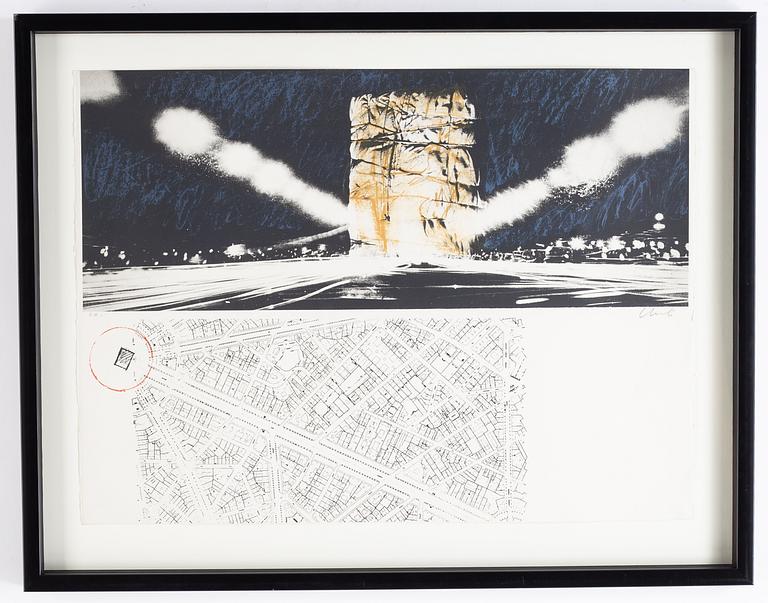 Christo & Jeanne-Claude, colour lithograph, signed and numbered E.A.