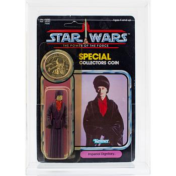 STAR WARS, 4 st, Barada, Amanaman, Imperial Dignitary & The Emperor, POTF, Kenner 1984.