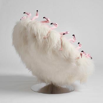 Alexis Verstraeten & Pauline Montironi, "Miss Flamingo" fåtölj, AP Collection, ed. AP1, Belgien 2017.