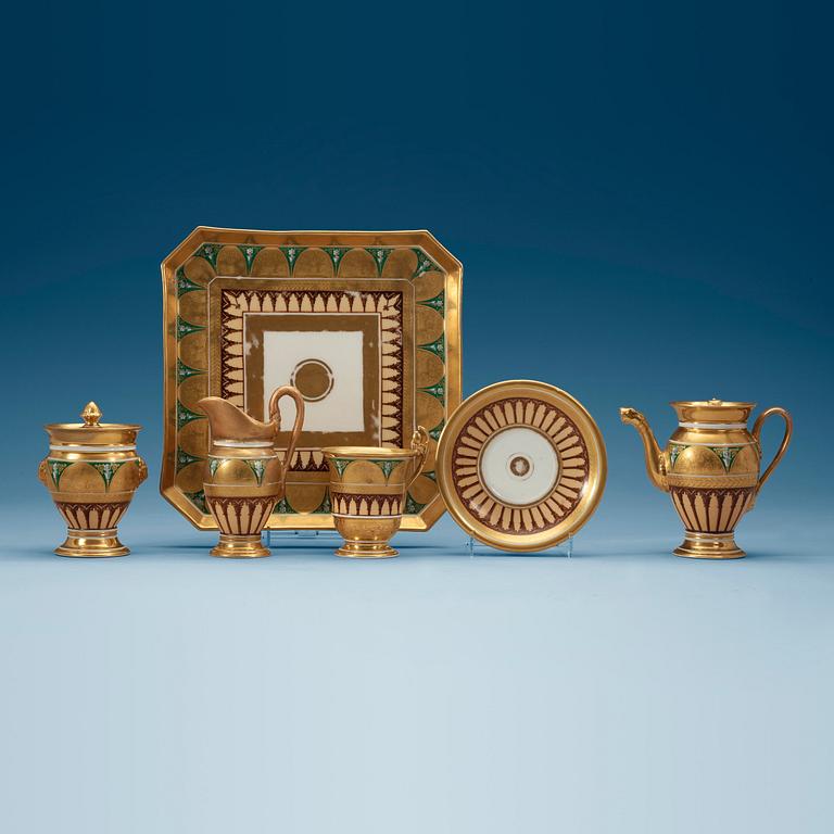 Empire, A French Empire Solitaire set, early 19th Century.