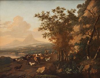 567. Abraham Jansz. Begeyn, Vy över Romerska Campagnan.