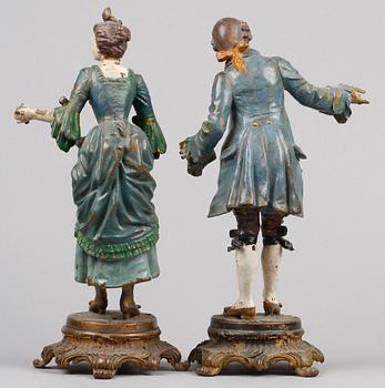 STAYETTER, vitmetall, nyrokoko, sent 1800-tal.