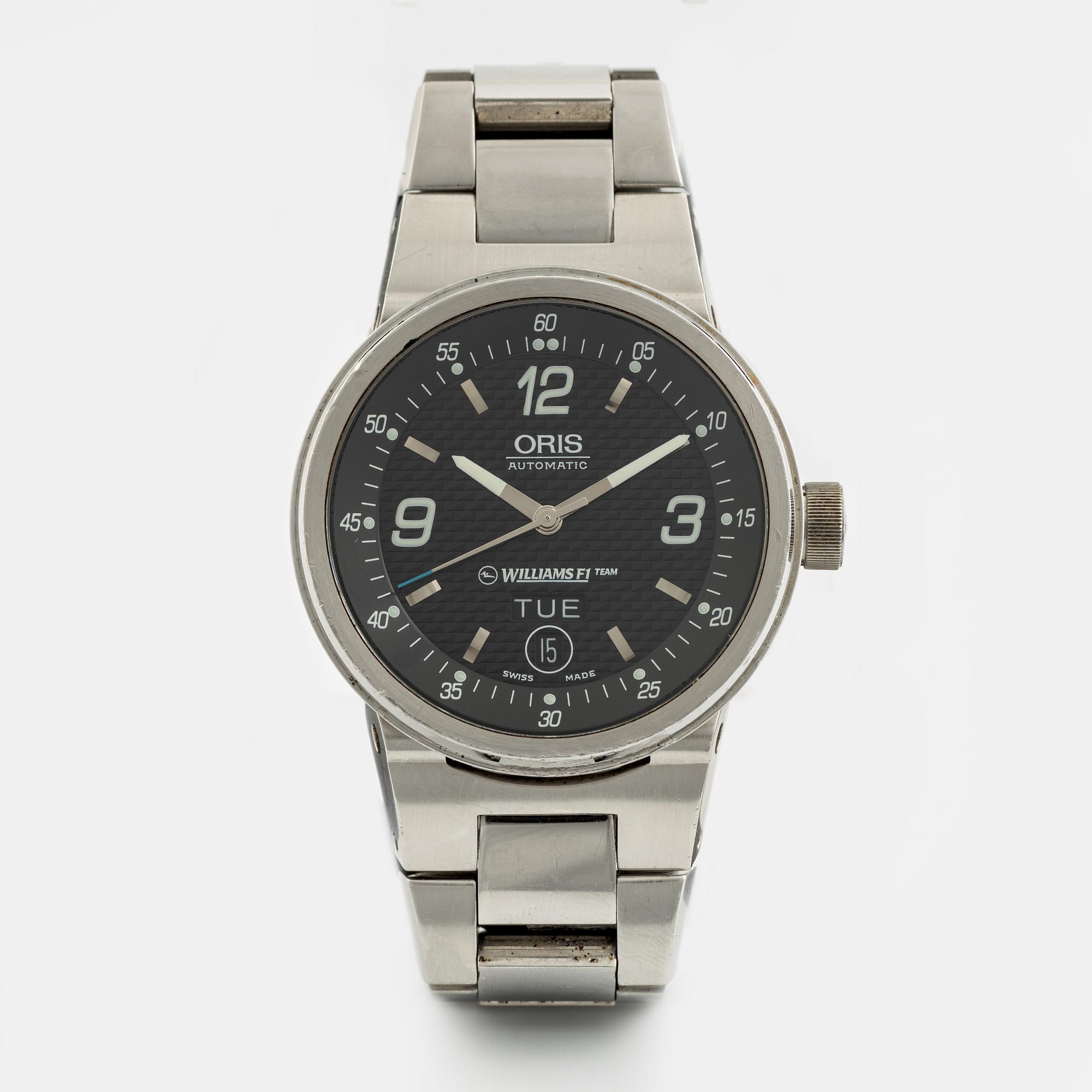 Oris, WilliamsF1 Team, Day Date, wristwatch, 40,5 mm.