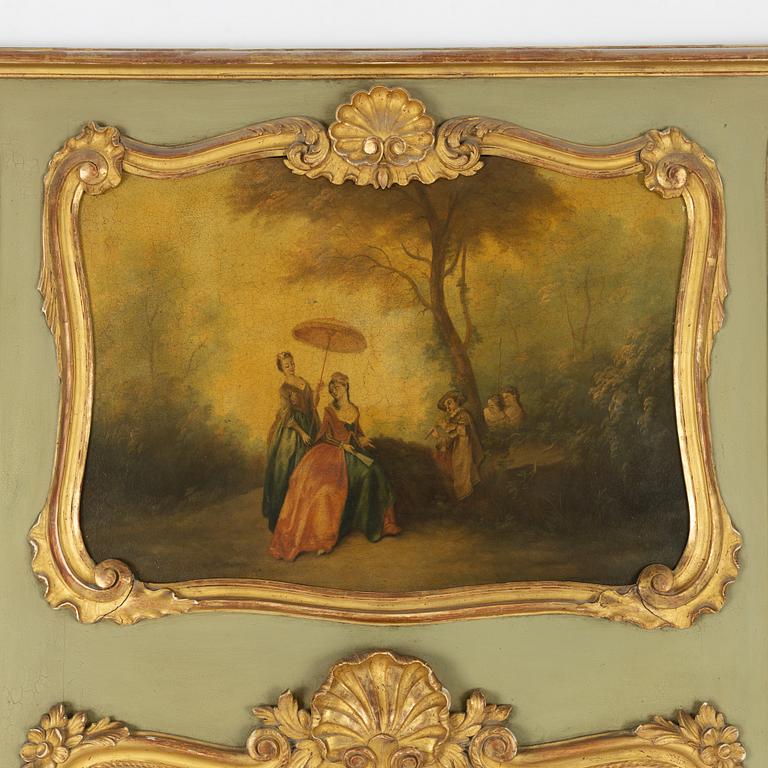 A Rococo style mirror, first half of the 20th Century.