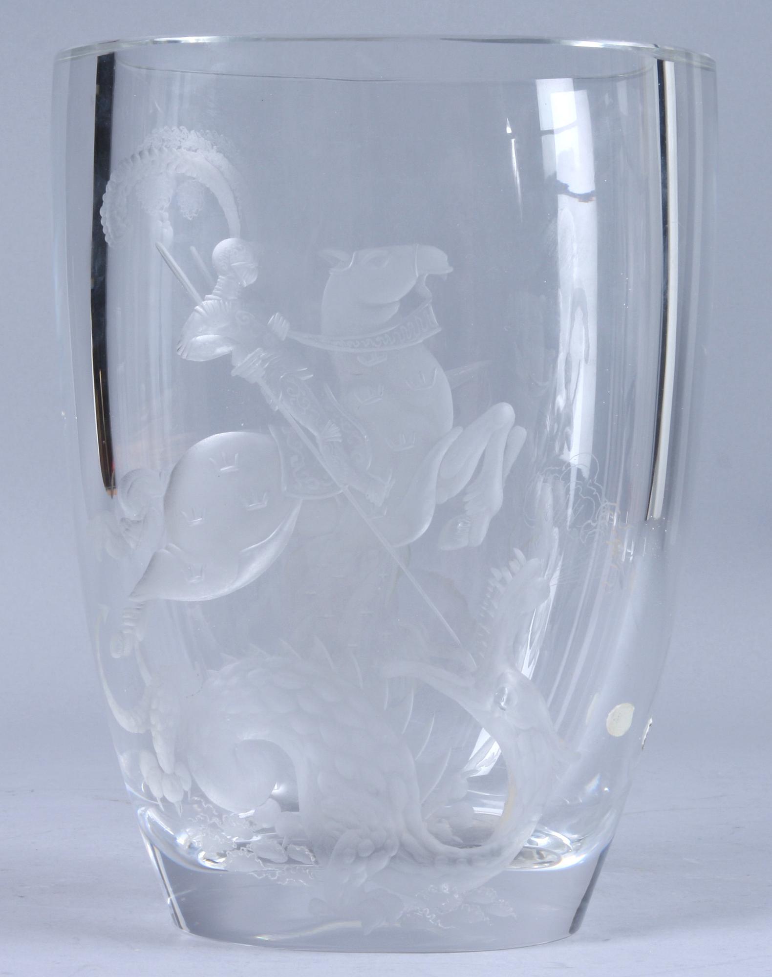 VAS, glas, sign Kjellander.