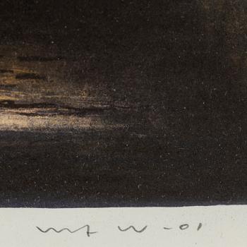 ULF WAHLBERG, litografier, 2 st, 1976, 2001, signerade provtryck, 51/295.
