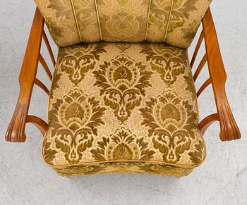 Armchairs, a pair, Swedish Modern, 1940s.