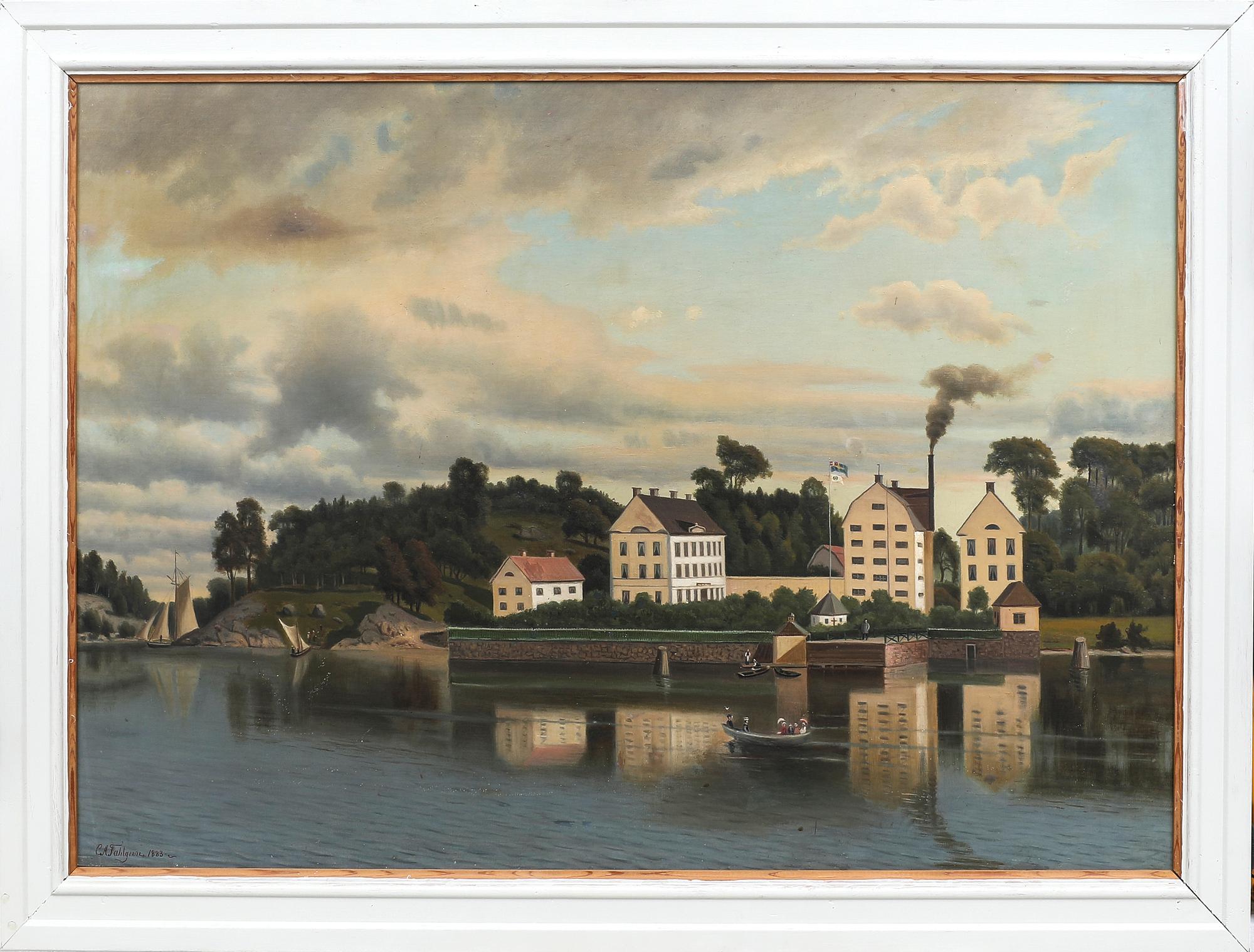 Carl August Fahlgren, "Hornsbergs sockerfabrik, Stockholm".