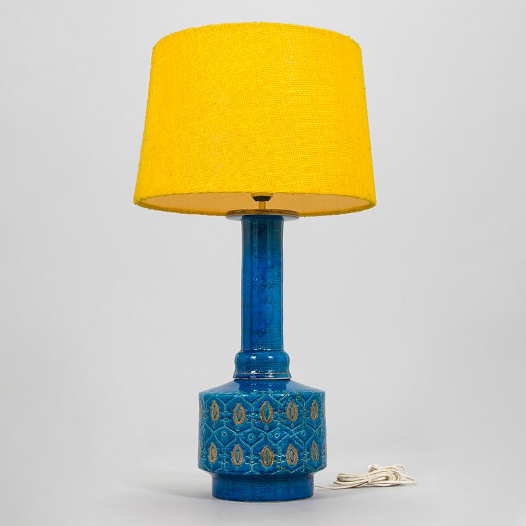 Aldo Londi, bordslampa, "Rimini Blu", Bitossi Italien, 1960/70-tal.