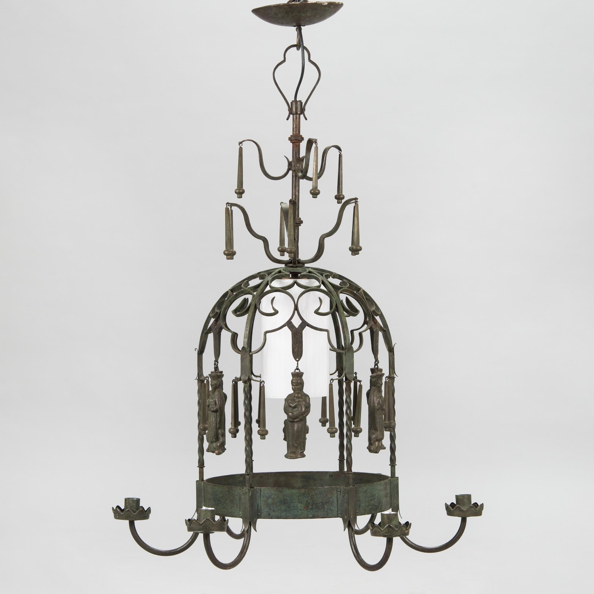 Eino Schroderus, A 1920s chandelier /church chandelier for Taidetakomo Koru.