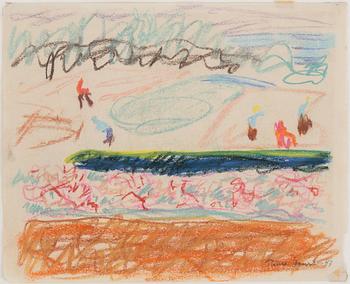 RUNE JANSSON, pastell, signerad och daterad -47.