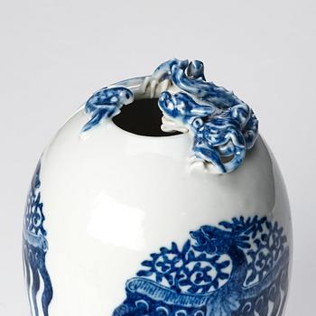 A Chinese vase, circa 1900 with Yongzheng mark.