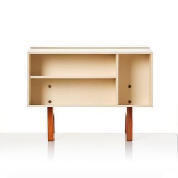 Ernest Race, a "Penguin Donkey Mark II" bookshelf, Isokon, England, 1960s.