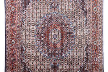 A carpet, Moud, ca 360 x 248 cm.