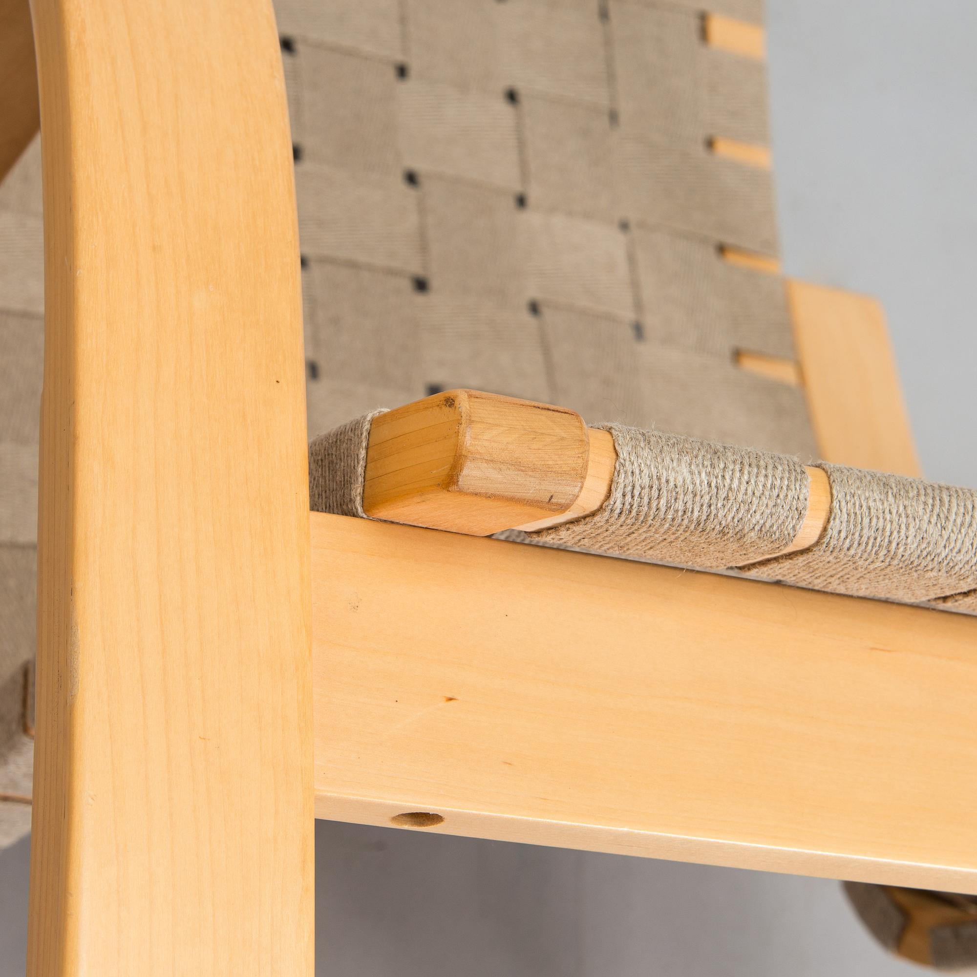 Alvar Aalto, nojatuolipari malli 406 Artek 1970-luku.