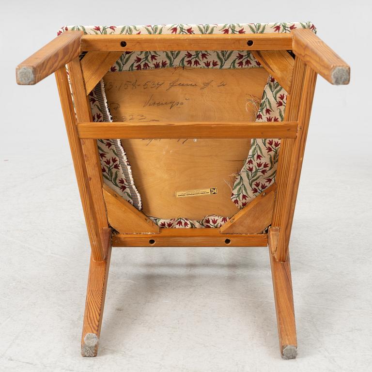 Carl Malmsten, four 'Visingsö' chairs, Karl Andersson & sons.