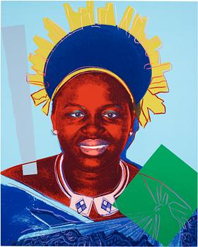 Andy Warhol, "Queen Ntombi Twala of Swaziland" from  "Reigning Queens".