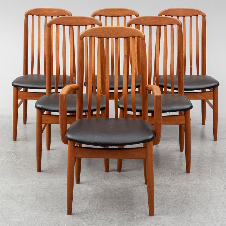 A set of six late 20th Century chairs, Benny Lindén Design.