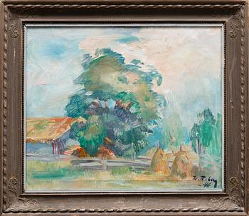 WILLIAM ROSENBERG, oil on canvas, signed and dated -46.