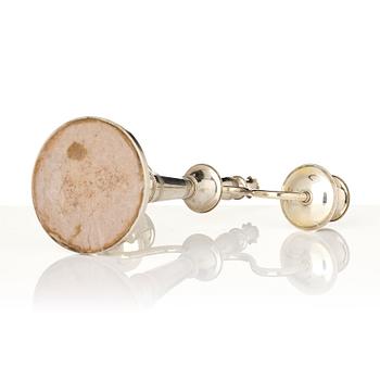 A two-light candelabrum, 800/1000 silver, Germany, 20th century.