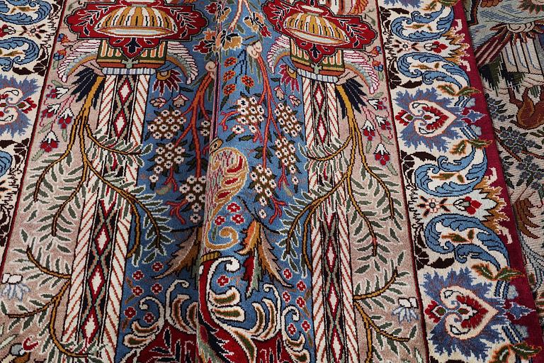 A carpet, Kashmar, ca 383 x 292 cm.