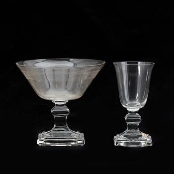 GLASSERVIS, 17 st, Pukeberg, 1920-tal.