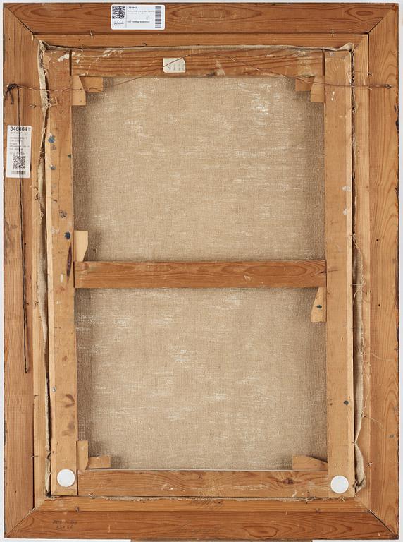 Monica Bratt, oil on canvas. Signed and dated -42.