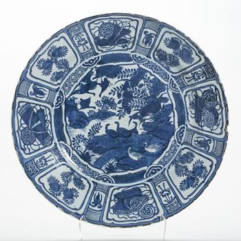 SKÅLFAT, Kraakporslin, Kina, Ming, Wanli (1573-1620).