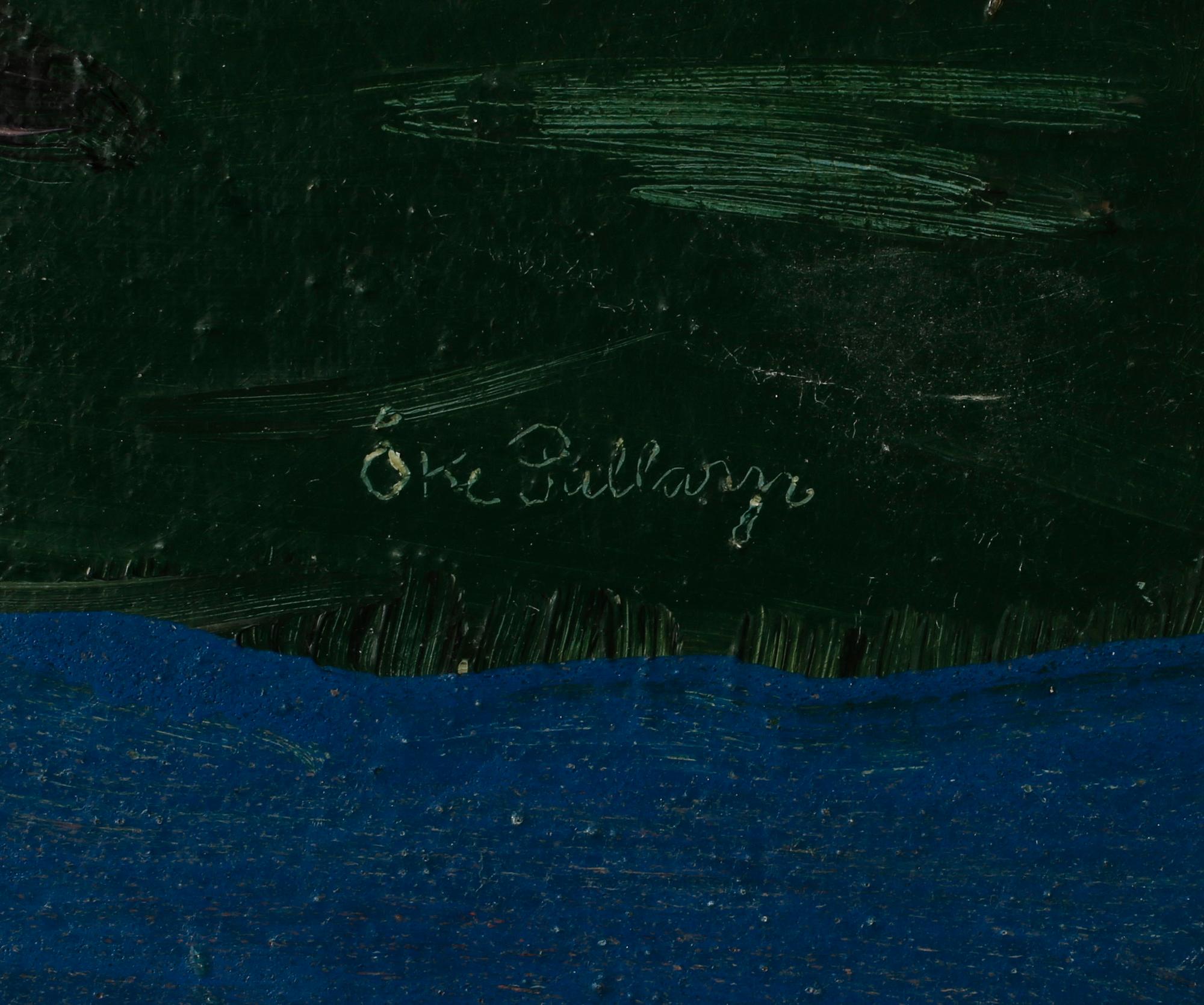 ÅKE PALLARP, olja på duk. Signerad.