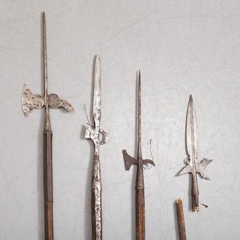 4 16/17th century polearms.