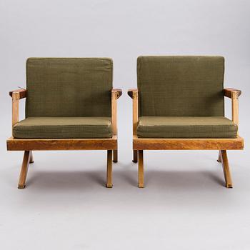 Olavi Hänninen, A 3-piece 1960s 'Bumerang' sofa suite for HMN Huonekalu Mikko Nupponen, Lahti, Finland.