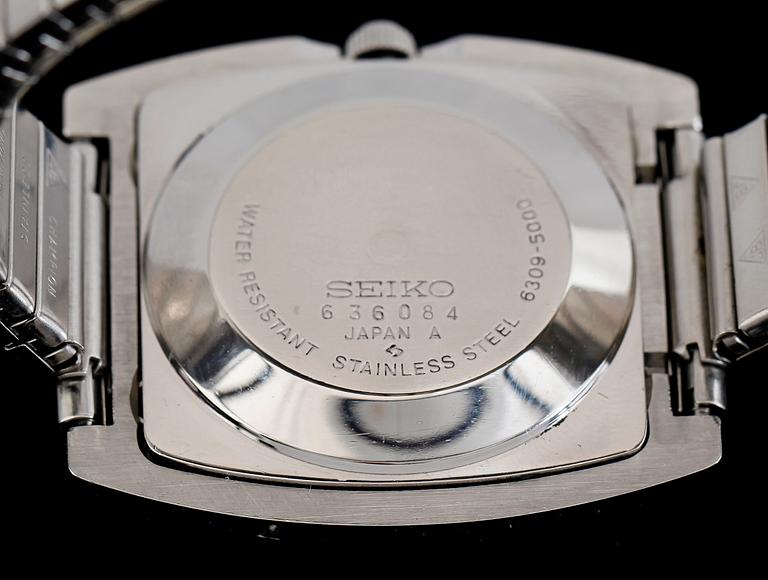 ARMBANDSUR, stål, Seiko, 1970-tal.