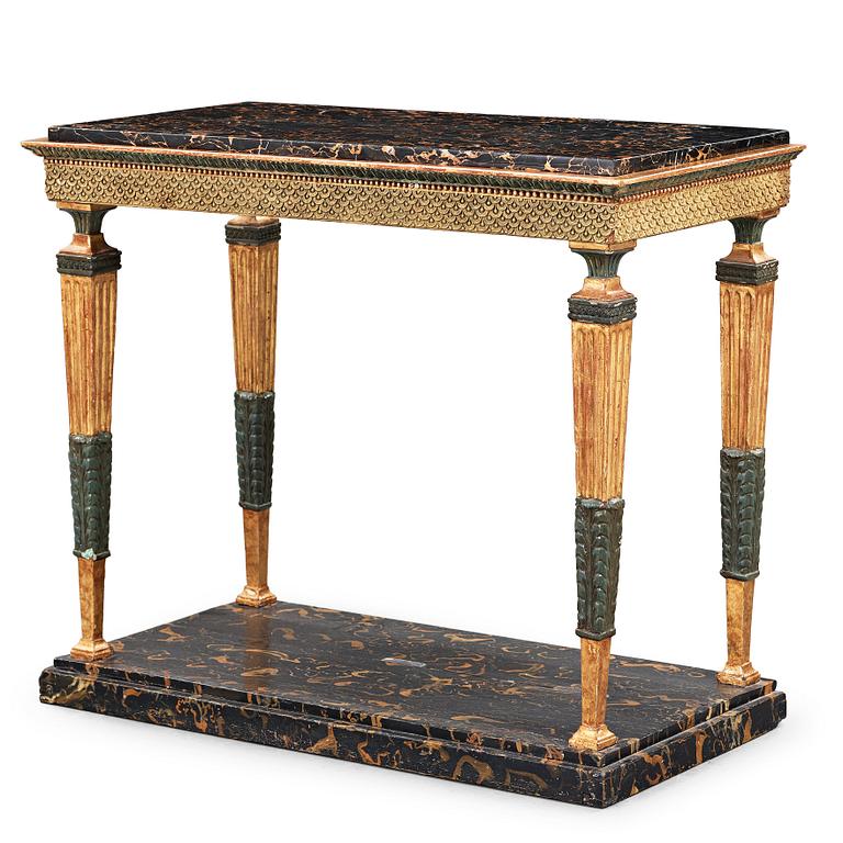 A late Gustavian circa 1800 console table.