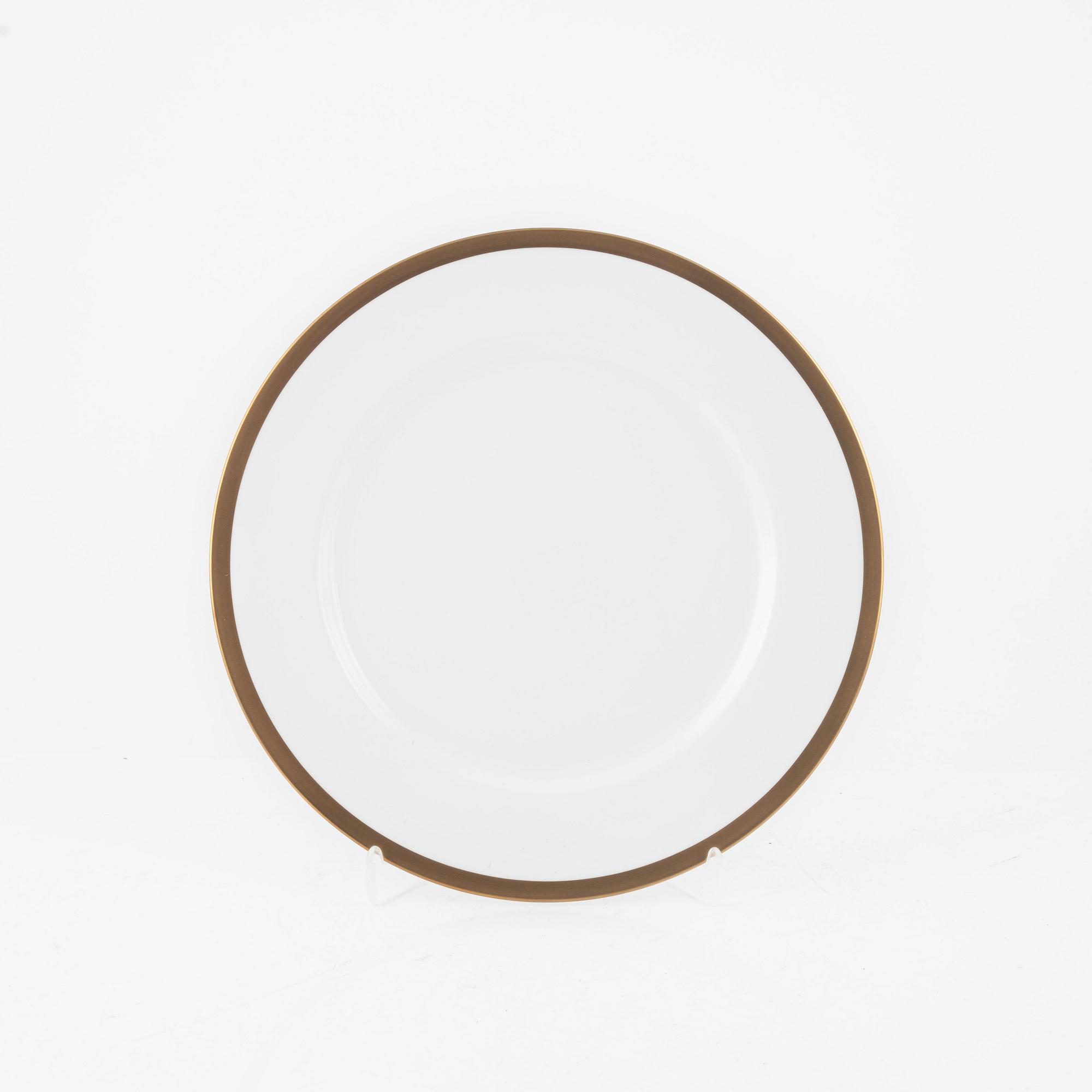 Karin Björquist, 49 pieces of a "Nobel" porcelain service, Rörstrand, Sweden.