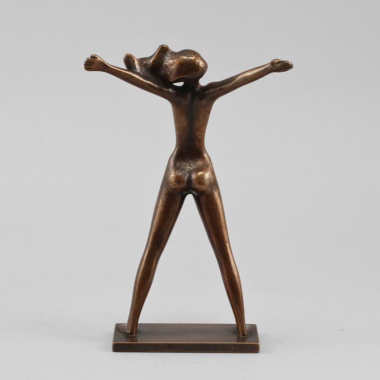 STIG BLOMBERG, skulptur, brons, signerad.