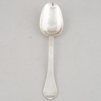 A Swedish Silver Rat-Tail Spoon, mark of Ferdinand Sehl d ä, Stockholm 1717.