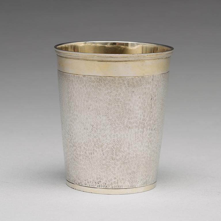 Philipp Stenglin, bägare, silver, Augsburg 1735-1736.