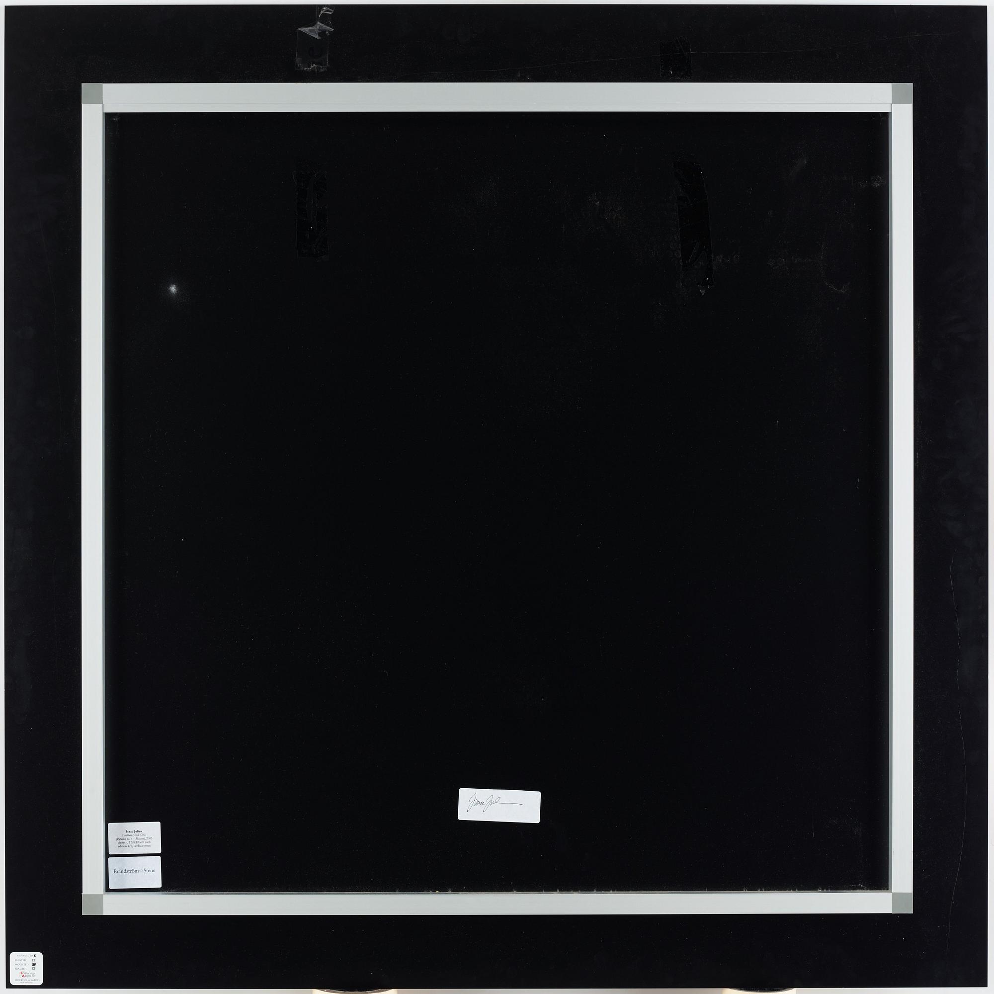 Isaac Julien, "Fantôme Créole Series (Papillon No.4 - Mosque)", 2005.