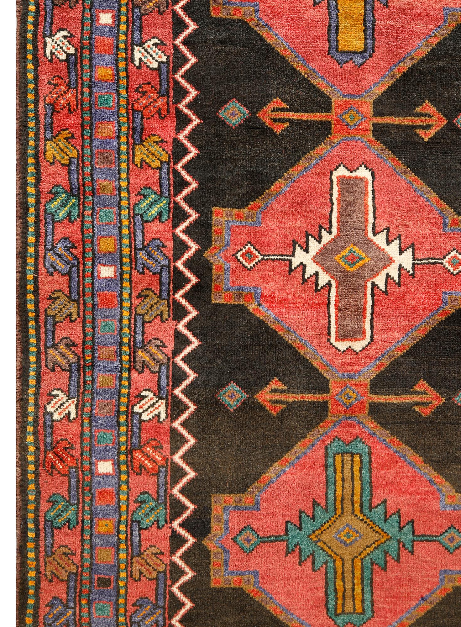 A Tabriz rug, approx. 448 x 114 cm.