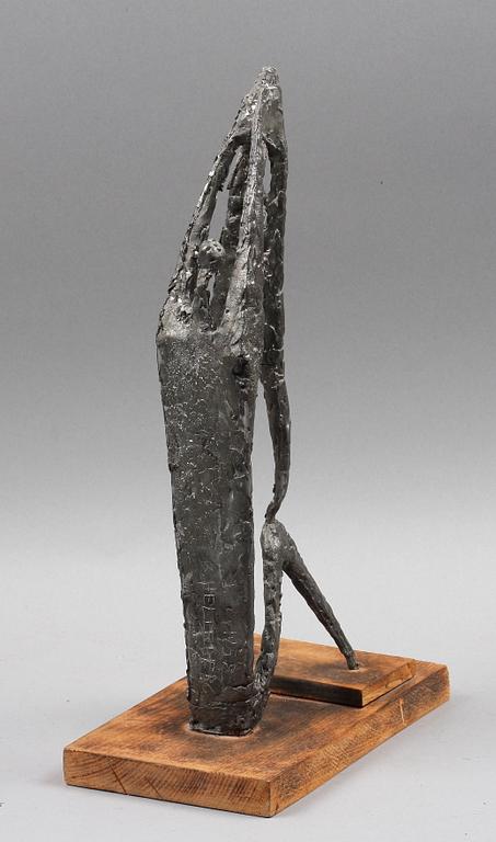 HELLEBERG, BERNDT. Skulptur, metall, sign o dat 1958.