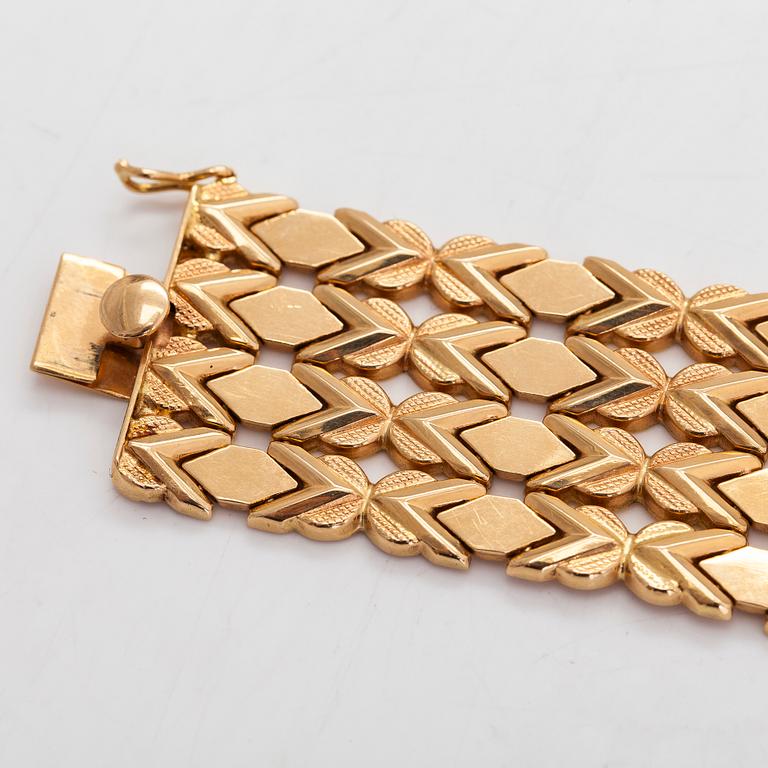 Armband, 18K guld, Italien.