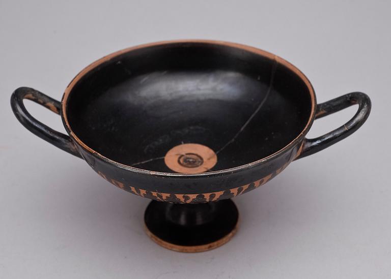 KYLIX, lergods, Grekland, troligen 400-200-tal f Kr.