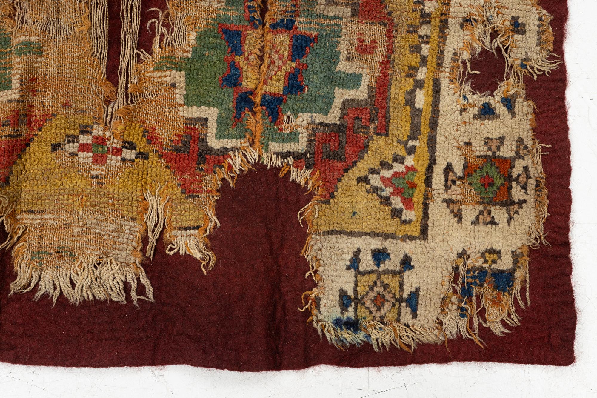 Fragment, antik Kappadokien, Östra Anatolien, ca 96 x 102, 1700-tal.