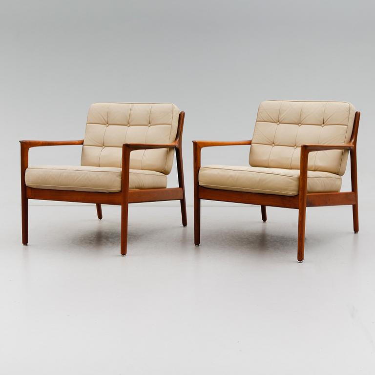 FÅTÖLJER, 1 par, "USA 75", Folke Ohlsson för Dux, 1900-talets andra hälft.