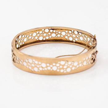 Liisa Vitali, Armband "Muurahaisenpolku", 14K guld. Aatos Johannes Hauli, Helsingfors 1968.