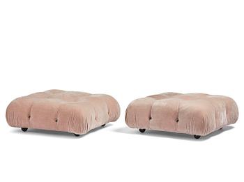 36. Mario Bellini, a pair of "Camaleonda" ottomans, B&B Italia, Italy, post 1970.