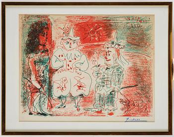 Pablo Picasso, "L'Ecuyère et les clowns".